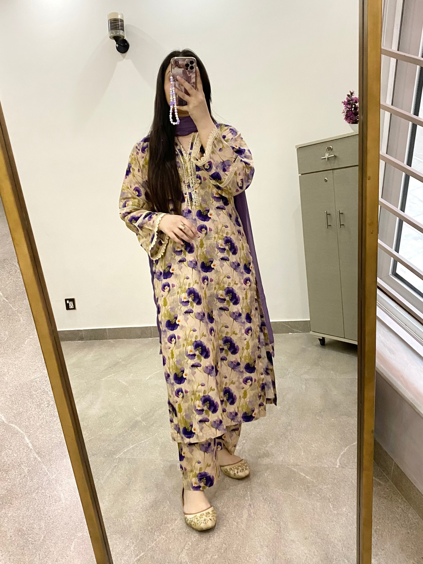 3 Piece -Lawn Printed Stitched Dress -510