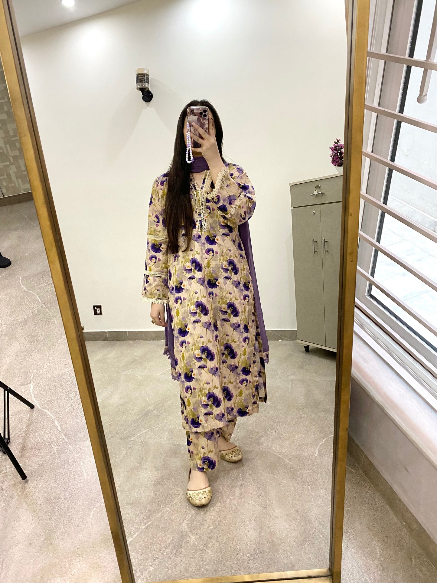 3 Piece -Lawn Printed Stitched Dress -510