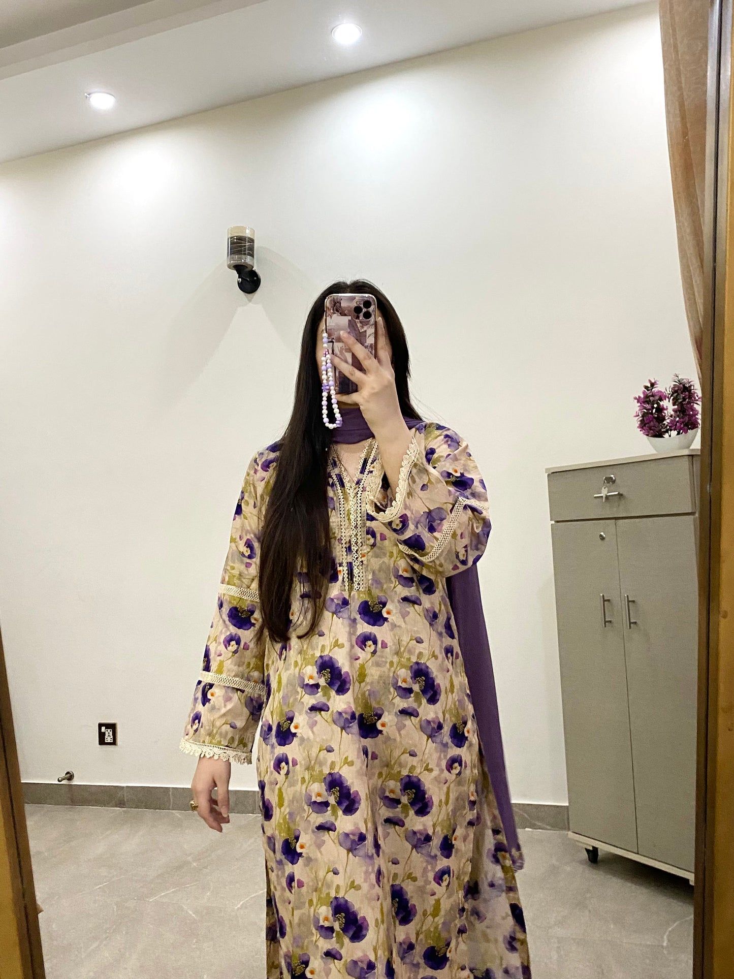 3 Piece -Lawn Printed Stitched Dress -510