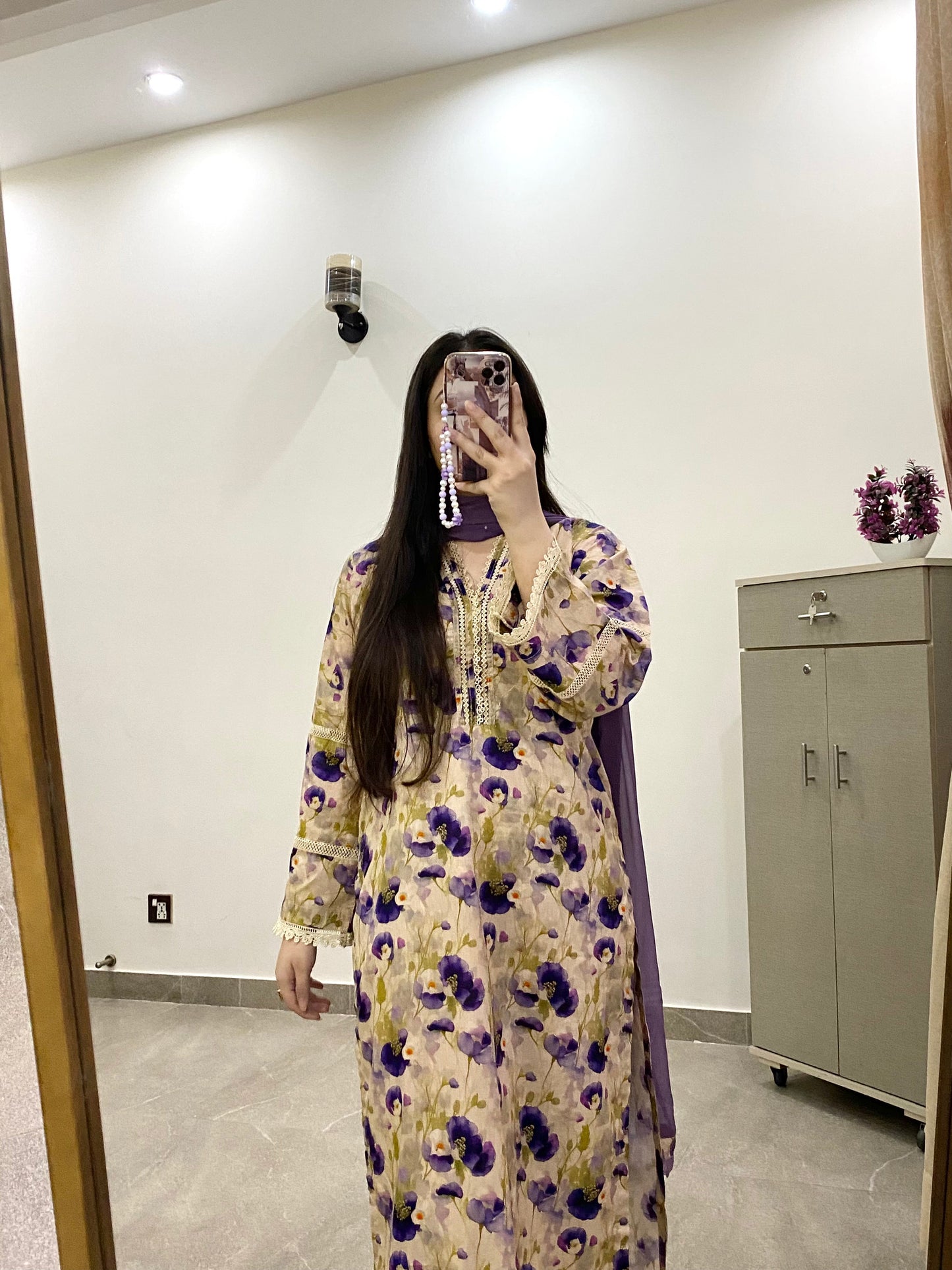 3 Piece -Lawn Printed Stitched Dress -510