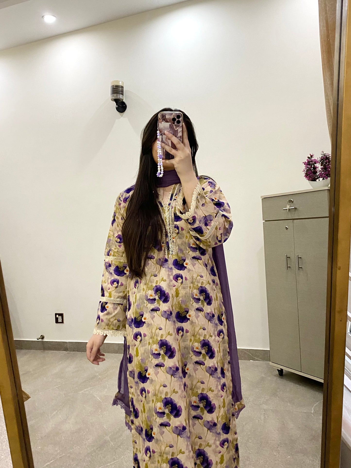 3 Piece -Lawn Printed Stitched Dress -510