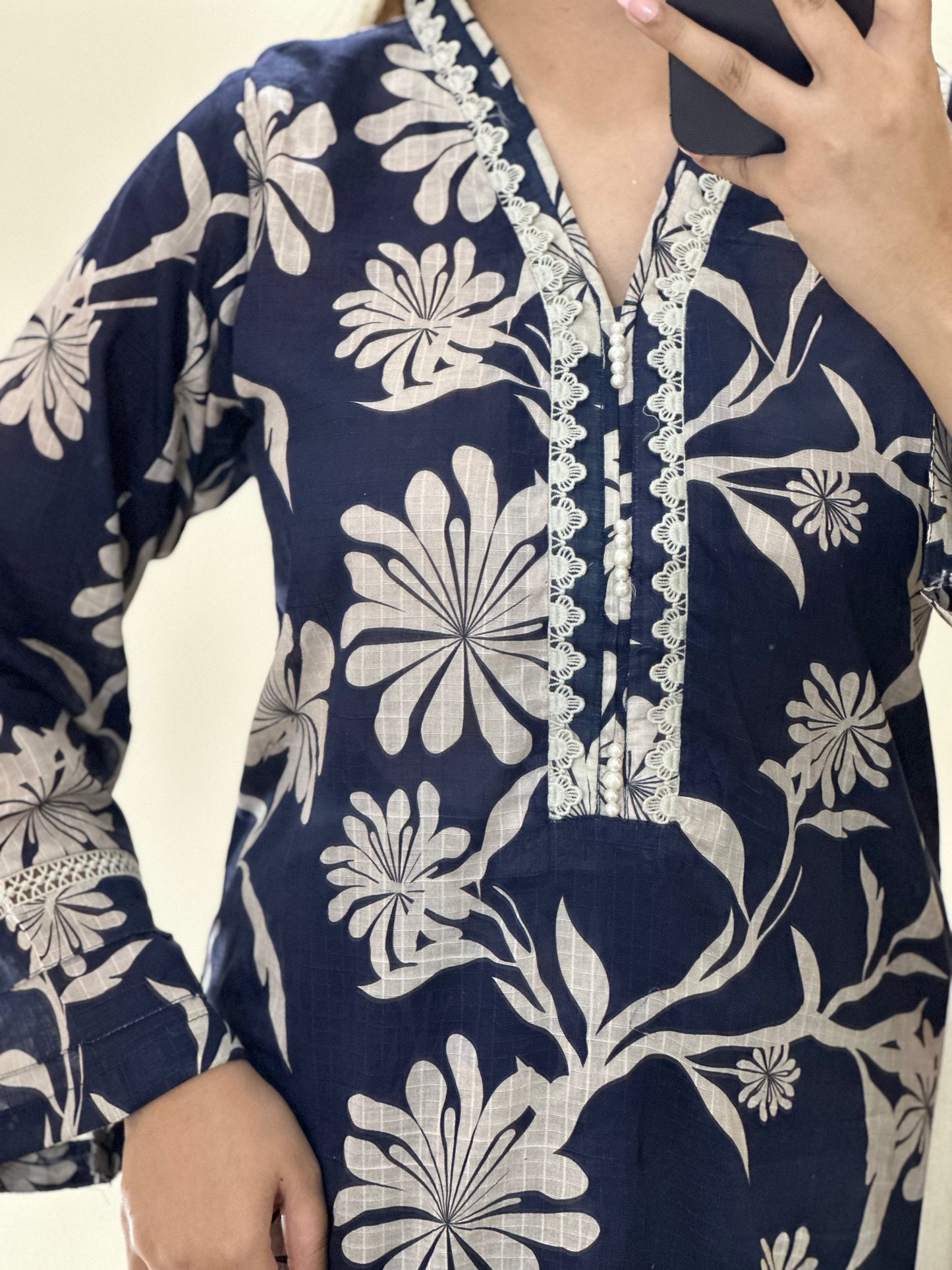 3 Piece -Pure Lawn Stitched Dress - 506