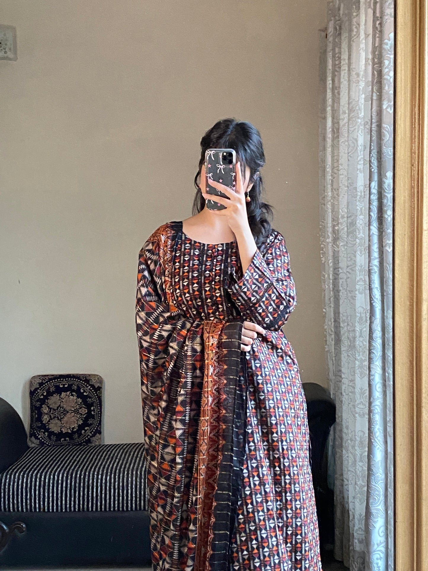 3 Piece -Pure Lawn Stitched Dress - 130